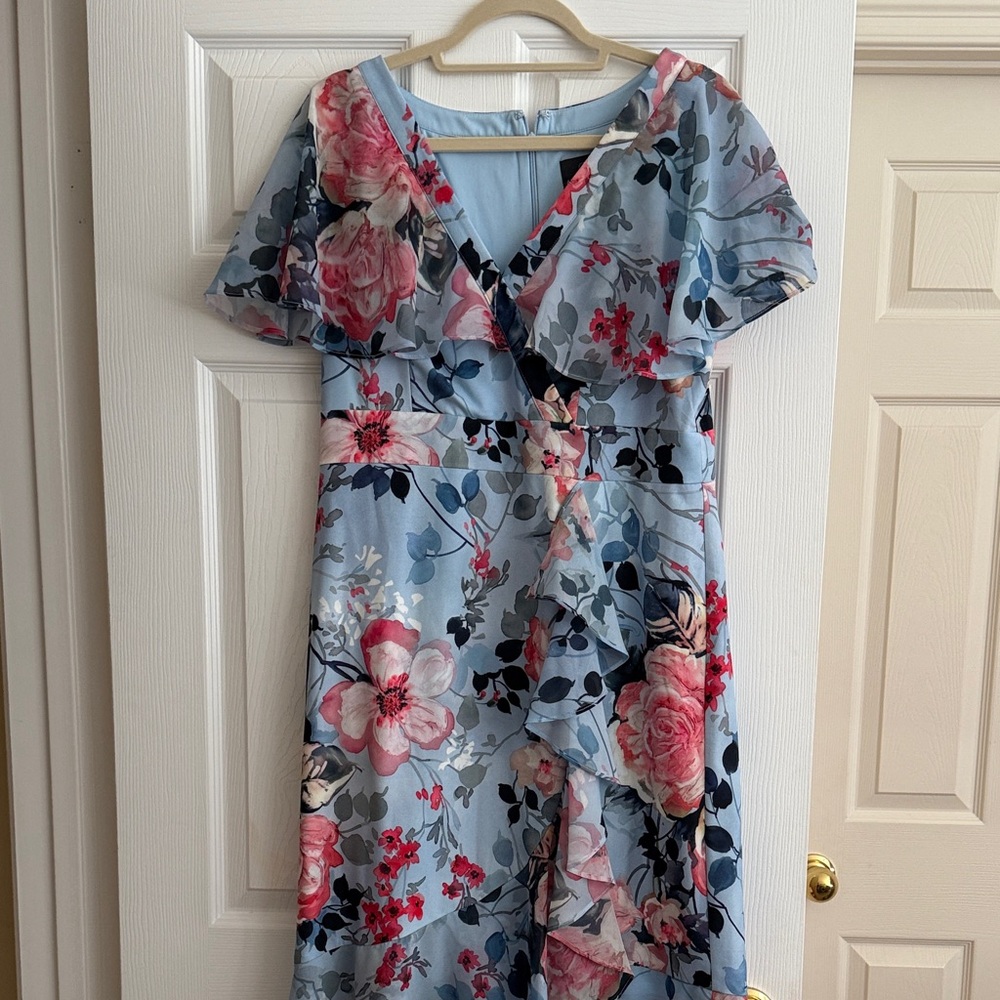 Adrianna Papell Light Blue Dress